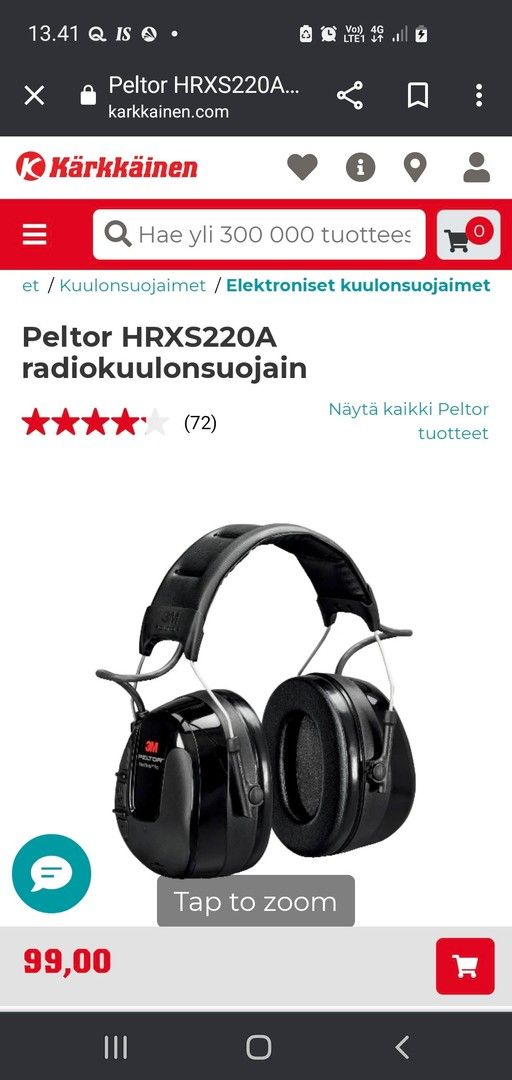 Peltor 3M Radio kuulosuojain