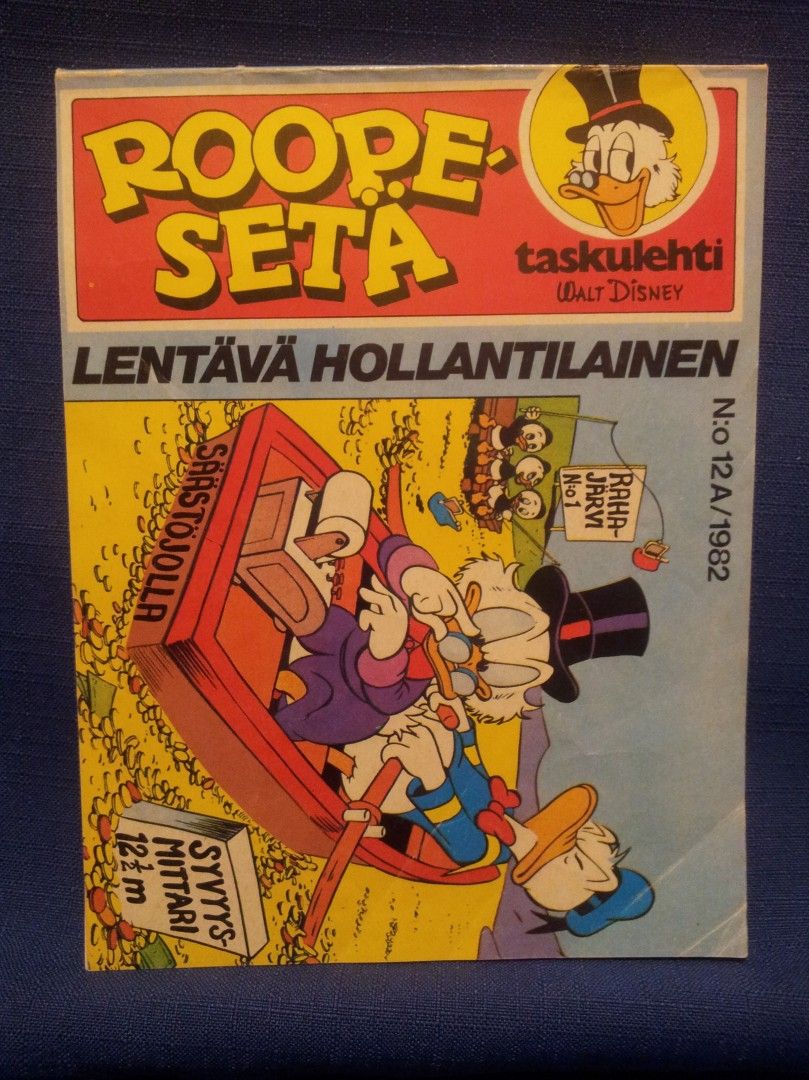Roope-setä taskulehti N:o 12A/1982 Lentävä hollantilainen
