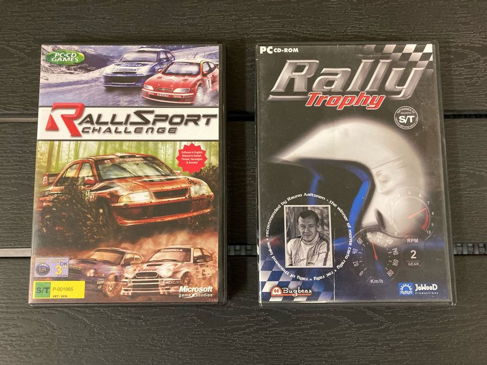 Rally Trophy ja Ralli Sport PC CD ROM