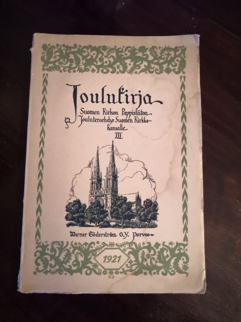 1921 luvun harvinaisuus 100-vuotias Joulukirja