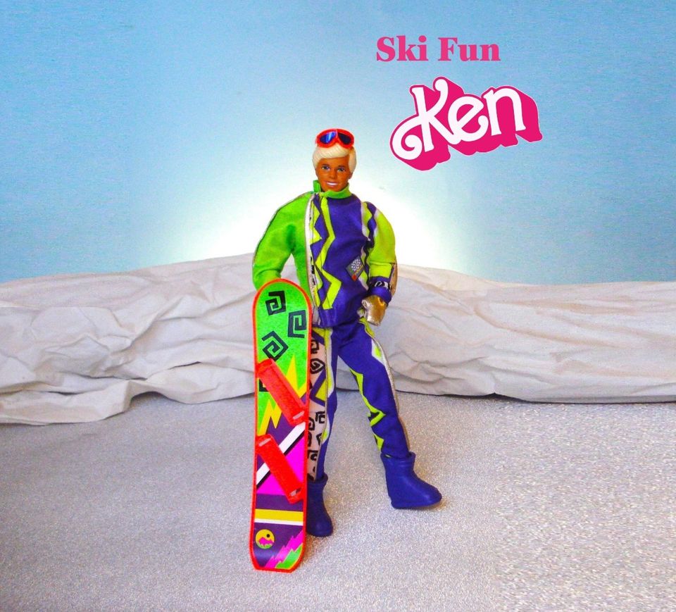 Barbie Ski Fun Ken 1991 Mattel