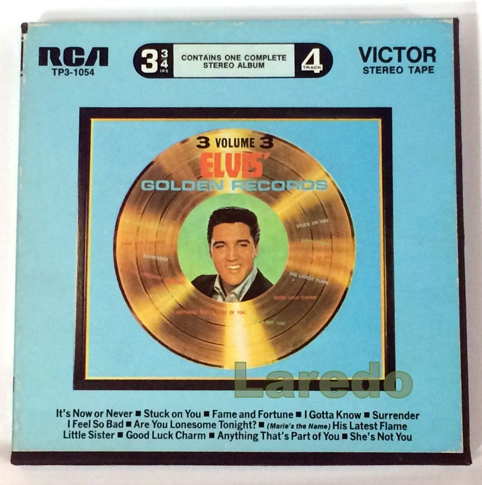 Elvis Golden Records tape- nauha 1963 kelanauha - reel to reel