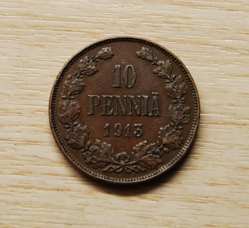 10 Penniä 1913 Nikolai II