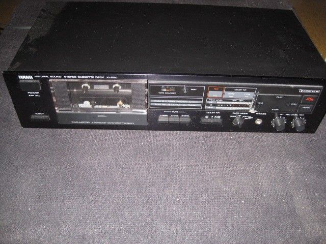 Yamaha natural sound stereo cassette deck k - 220