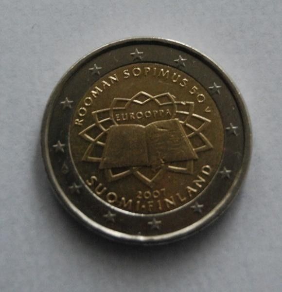 2 Euro Suomi 2007 Rooman sopimus