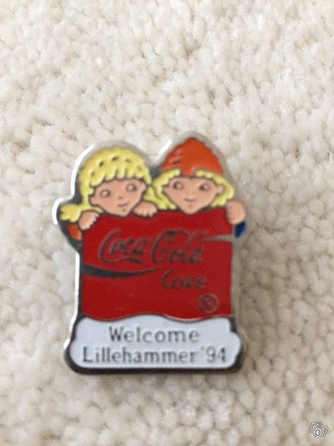 Coca Cola pinssi Lillehammer '94