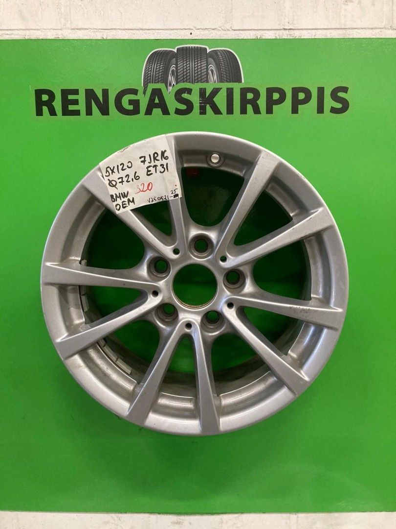 5x120 käytetyt aluvanteet BMW 16"