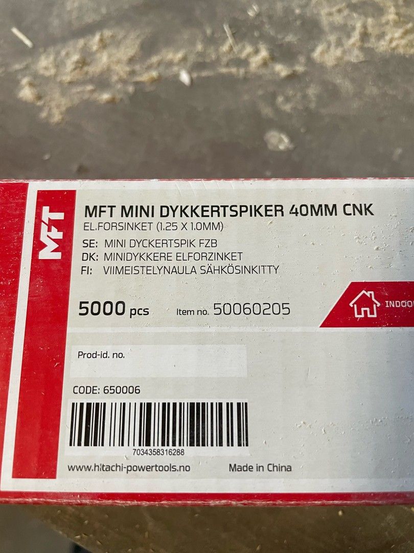 MFT mini dykkert 40 mm konenaula