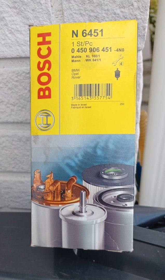 Bosch N 6451 polttoainesuodatin | BMW, Opel jne