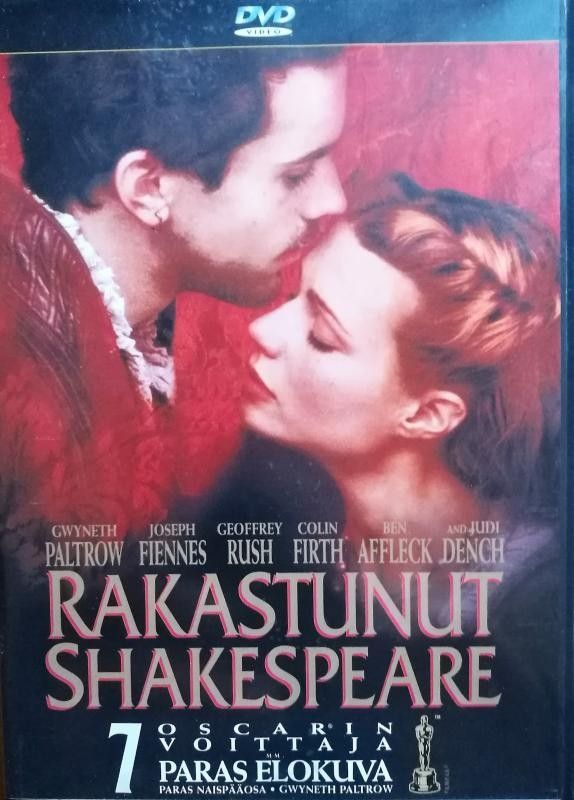 Rakastunut Shakespeare DVD-elokuva