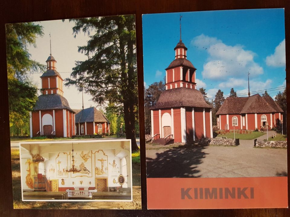 Kiiminki kirkko postikortit 2 kpl