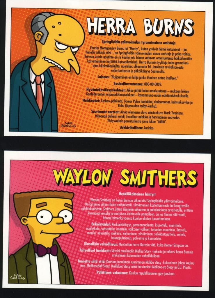 Simpson -postikortit