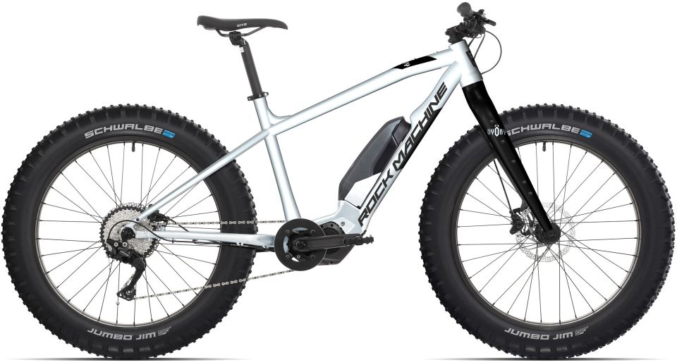 ROCK MACHINE VYÖRY E50 VALKOINEN 2023 E-Fatbike