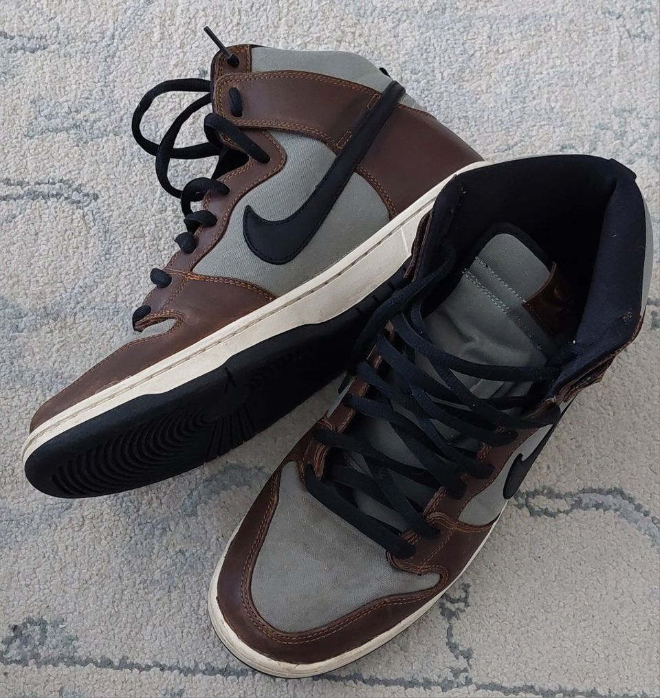Nike SB Dunk High Pro Shoes Baroque Brown