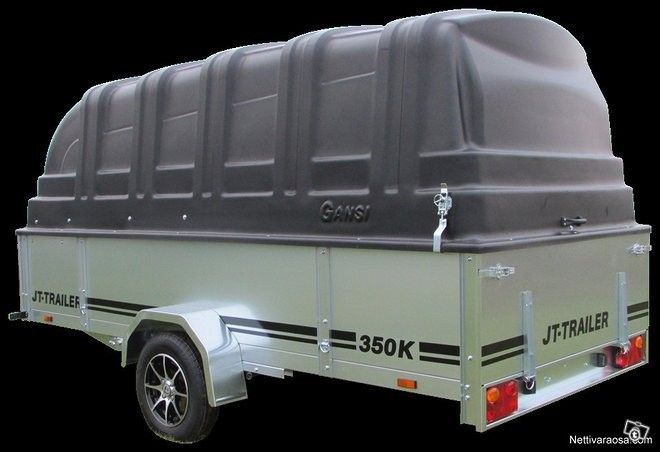 Perävaunu Jt-trailer 150x350x50 + kuomu