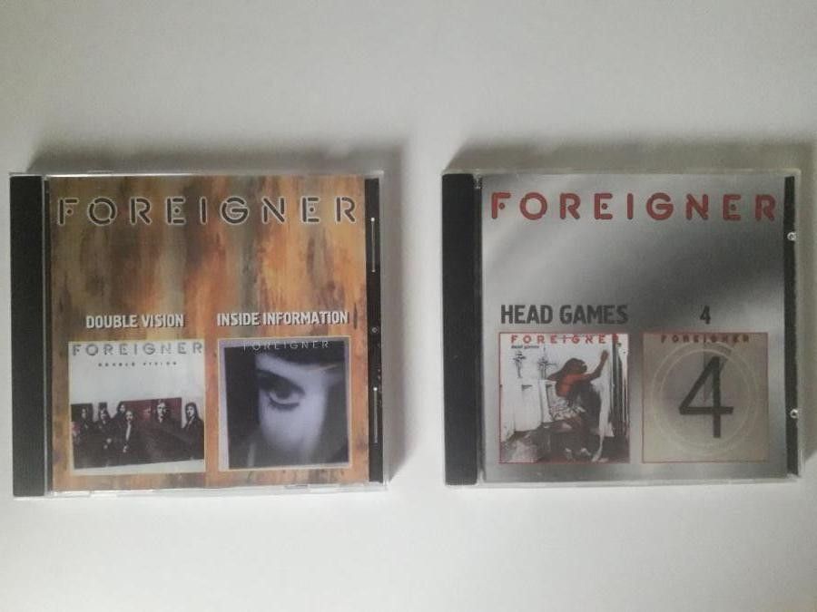 Foreigner CD 2on1 Takuu. Yksi levy ( 2 albumia ) maksa 12€.