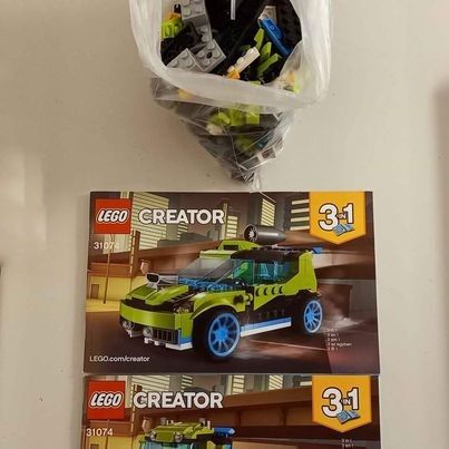 Lego Creator rakettiralliauto 3-in-1
