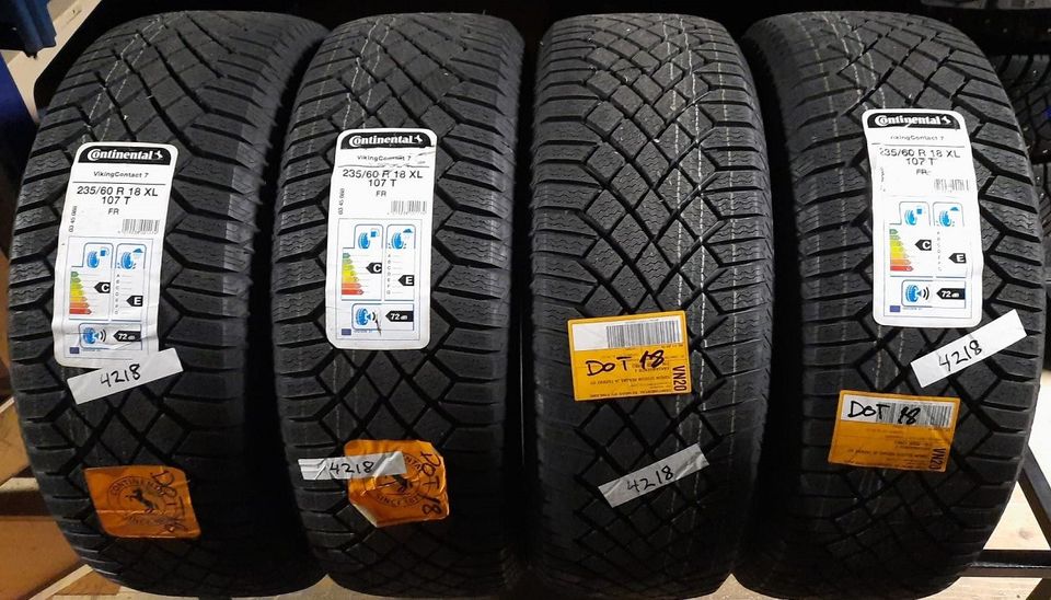 Uudet 235/60R18 Continental Kitkarenkaat 4 kpl