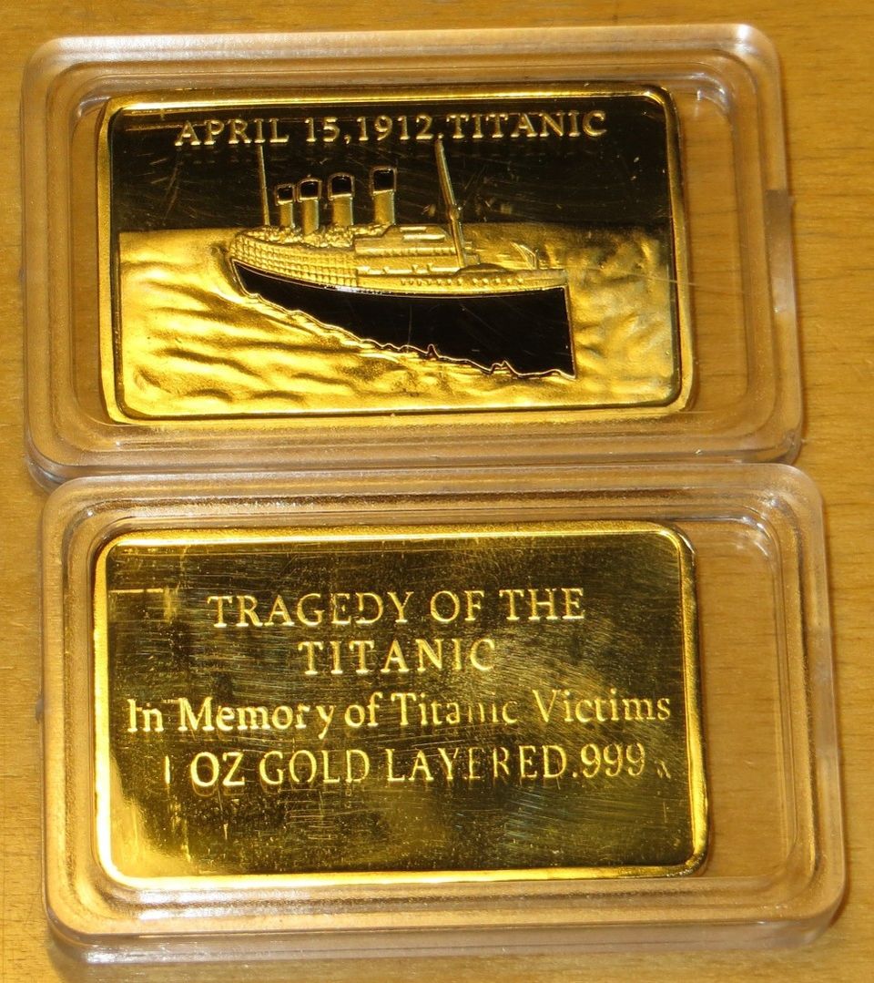 Kullattu Titanic muistolaatta