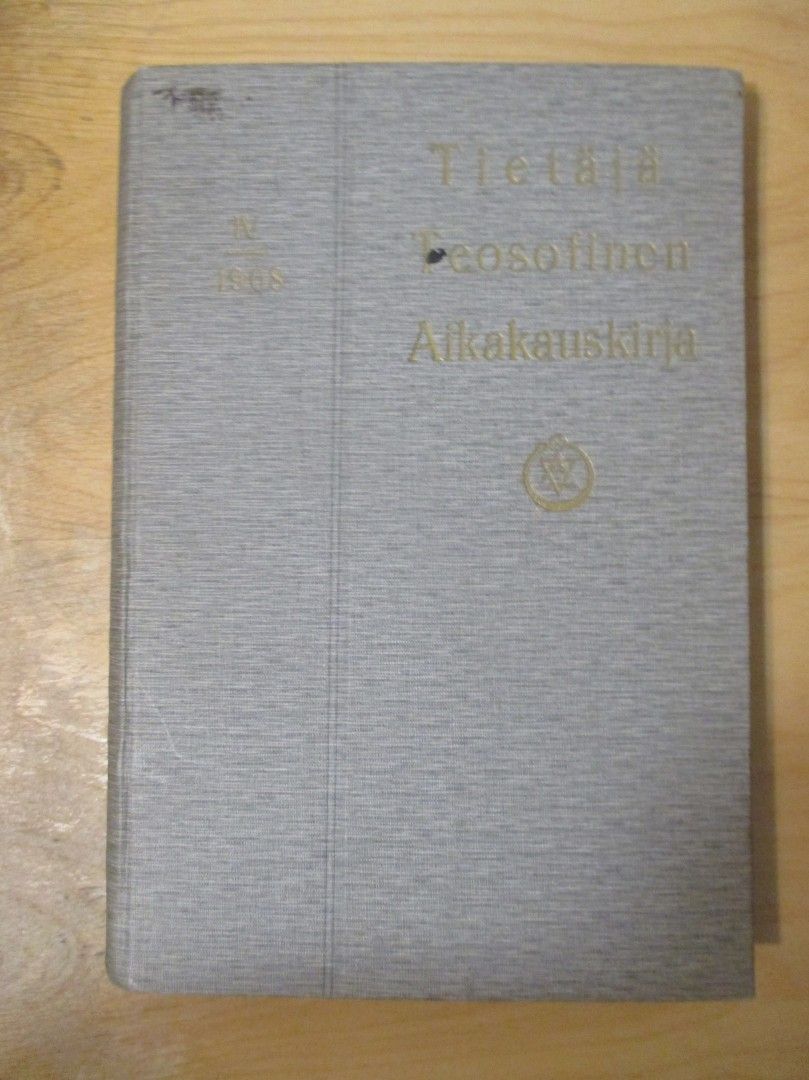 TIETÄJÄ sidottu vuosikerta 1908 (Pekka Ervast)