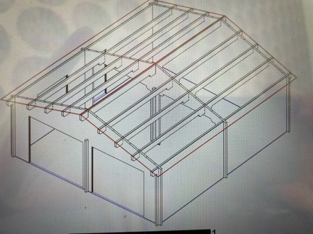 2auton Autotalli-varasto 7,5 x6,7m