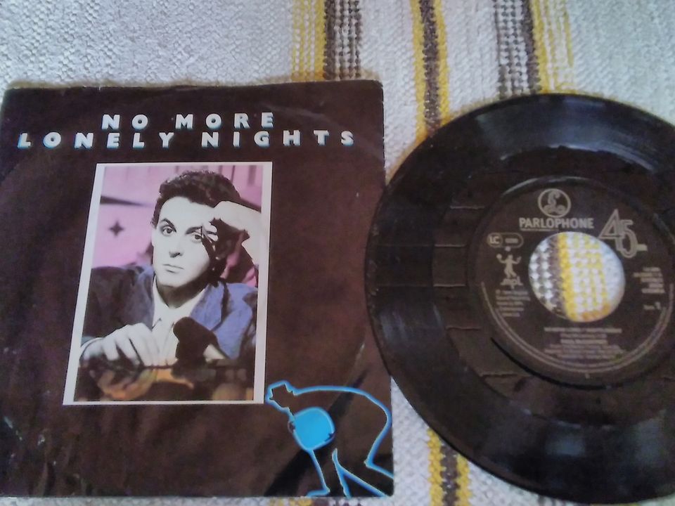 Paul McCartney 7" No more lonely nights (Ballad)
