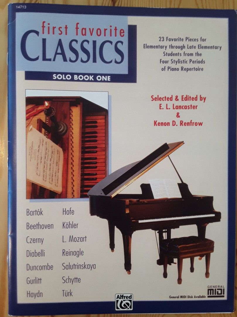 Nuotti: First favorite classics, piano