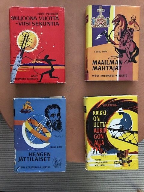 Kolumbus-kirjasto (WSOY 1960-1962) 4 kirjaa