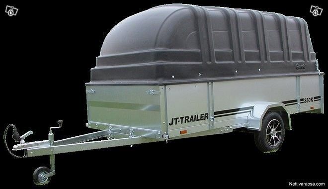 Peräkärry JT-Trailer 150x350x50 + kuomu