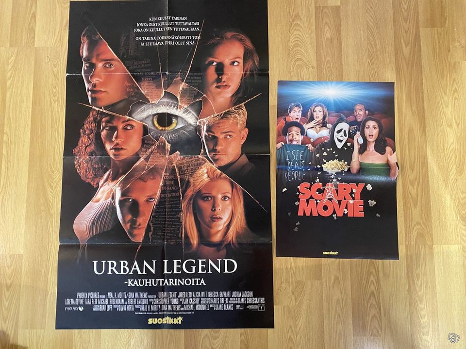 Urban legend Scary Movie The Net Wednesday julisteet