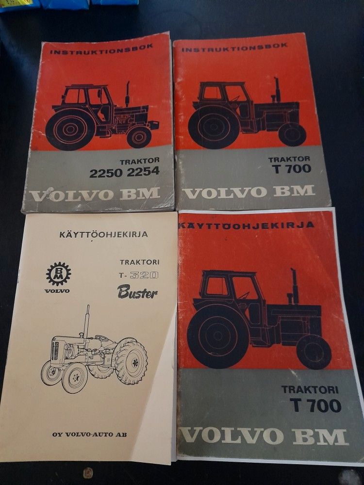 Volvo Traktori käsikirjat