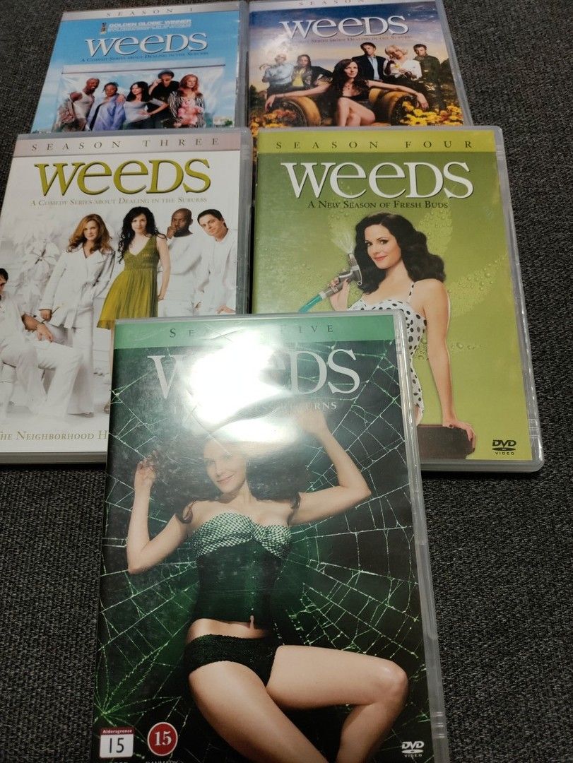 Weeds kaudet 1-5 (DVD)