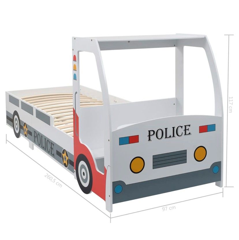 Poliisiauto lastensänky