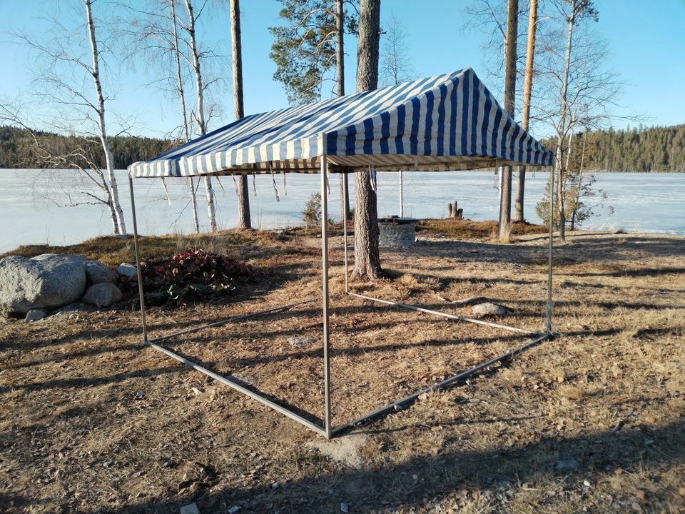 Jore-tuotteen valmistama 3*3m telttakatos