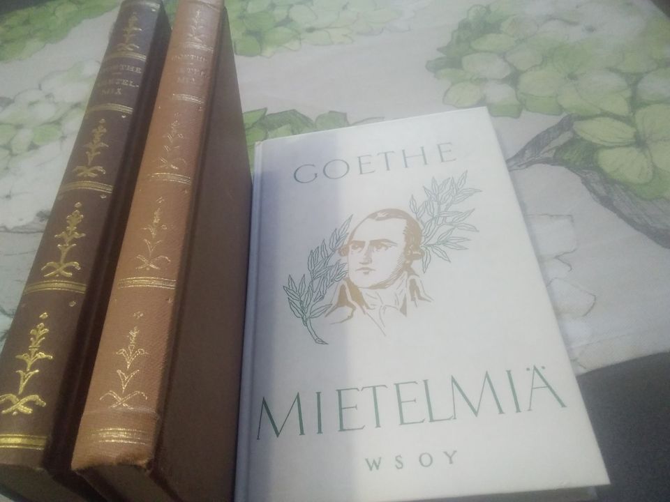 Goethe : Mietelmiä x 3