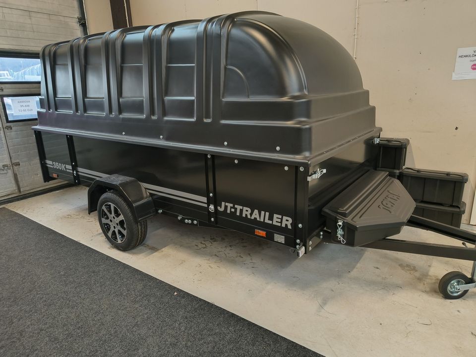 JT-Trailer 350cm x150cm täysmusta