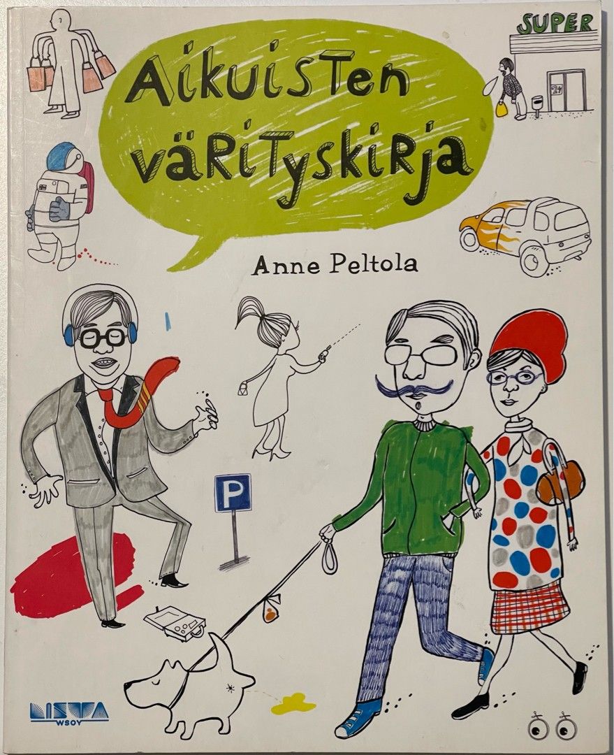 Aikuisten värityskirja 1 - Anne Peltola