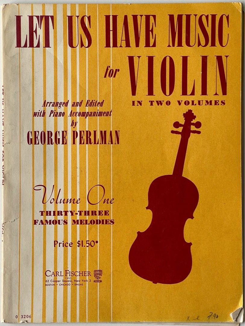 Let Us Have music for Violin, Vol 1 +(Piano säest)