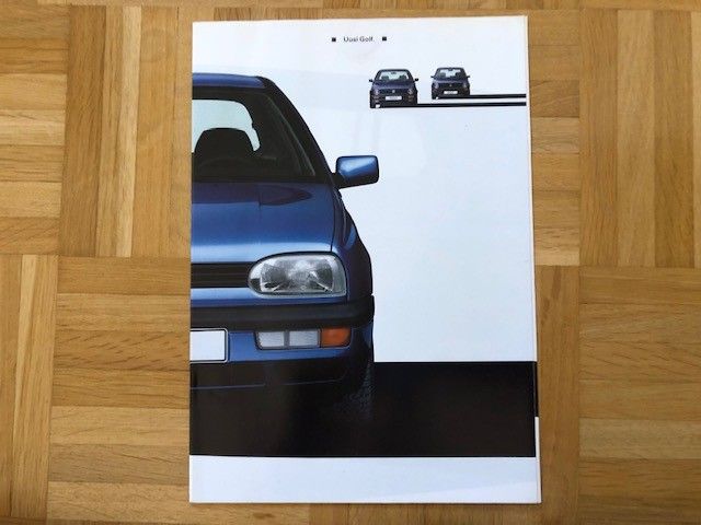 Esite Volkswagen Golf mk3 vuodelta 1990/1991