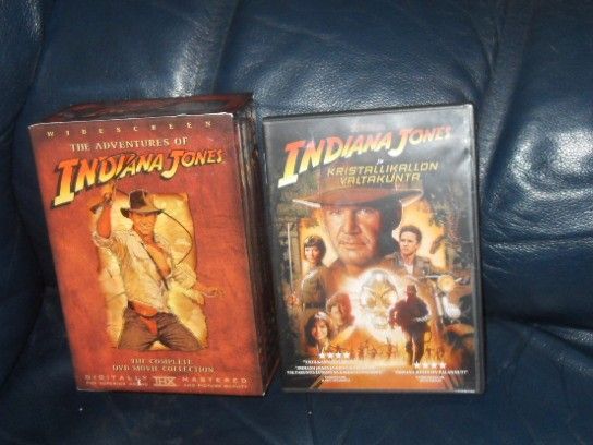 DVD Indiana Jones elokuvat
