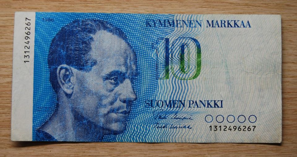 Suomi 10 Markkaa 1986 Paavo Nurmi
