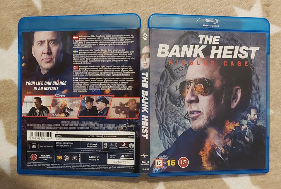 The Bank Heist Bluray Cage
