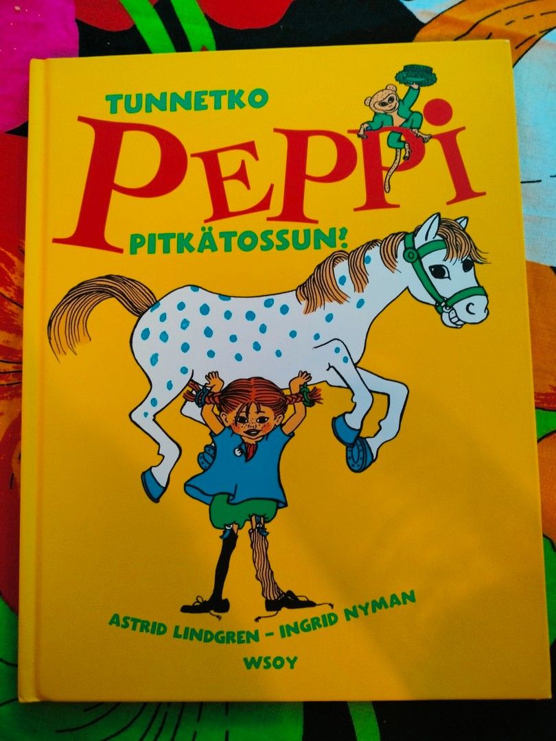 Peppi Pitkätossu lastenkirja