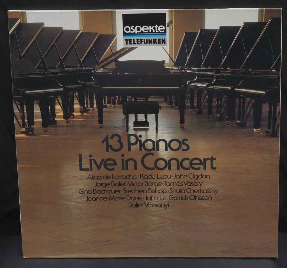 13 Pianos Live In Concert LP Erinomainen kunto