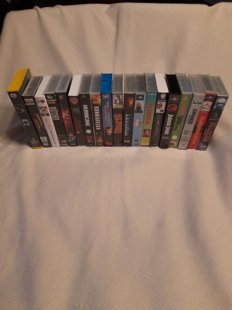VHS videot 19 kpl