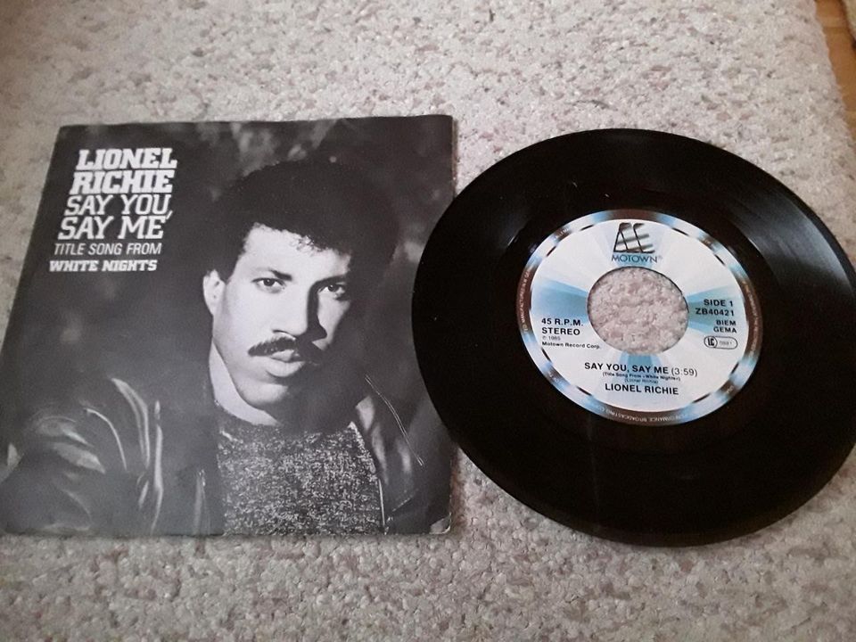 Lionel Richie 7" Say you, Say me