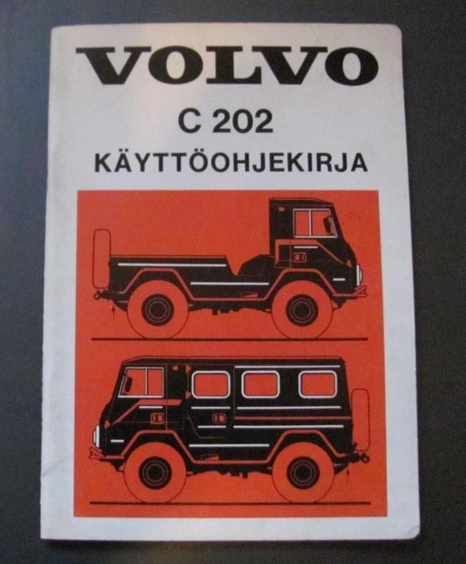 Volvo C 202 käyttöohjekirja