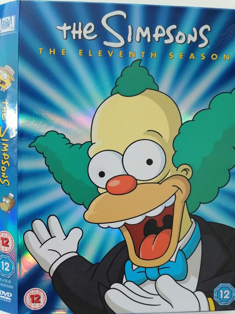 The Simpsons kausi 11 DVD boxi