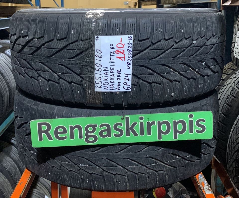 255/50R20 käytetyt kitkarenkaat Nokian