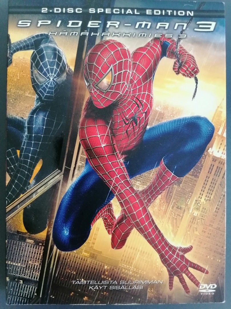 Spider-Man 3 Hämähäkkimies tupla DVD